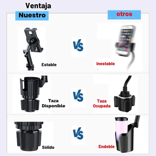 Vista 3 de Soporte para tablet con brazo ajustable para tablet iPhone de 3 a 11 pulgadas, iPad Pro Air Mini, Fire, iPhone 15, Galaxy S24 Z Fold 5