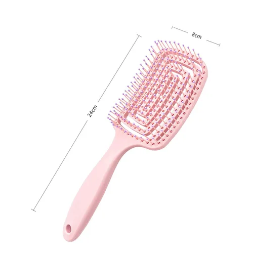 Vista 2 de El cepillo desenredante, cepillo desenredante para cabello seco y húmedo para todo tipo de cabello, ideal para hombres, mujeres, niños y niñas
