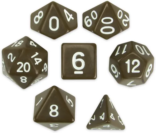 Vista 11 de Brybelly Juego de 7 dados poliédricos Series III Wiz - Edición más reciente