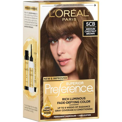 Vista 30 de L'Oreal Paris Superior Preference - Tinte permanente luminoso que desafía la decoloración para el cabello, tinte para el cabello hasta 9 semanas
