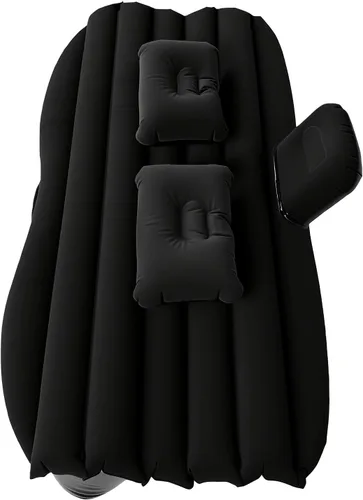 Vista 7 de Cama inflable del asiento trasero del colchón de aire del coche Negro