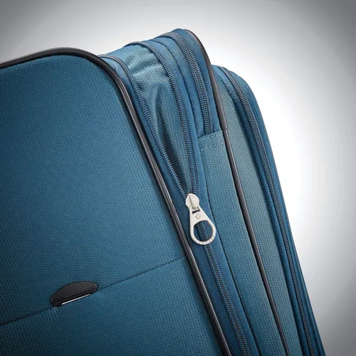 Vista 5 de Samsonite Ascella X Softside - Equipaje expansible con ruedas giratorias, verde azulado
