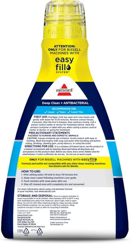 Vista 2 de BISSELL Deep Clean + Fórmula antibacteriana, 40 oz. (1568), Número de modelo: 1568A