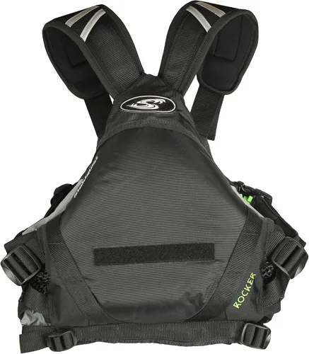 Vista 2 de Stohlquist Rocker Lifejacket, USCGA Approved Type III PFD Negro