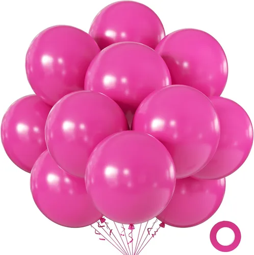 Vista 80 de KALOR Globos color morado ceniza de 18 pulgadas, 10 globos de látex mate, globos redondos grandes para bodas, baby shower, fiestas de cumpleaños