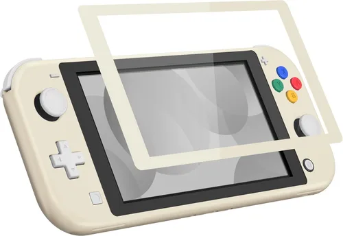 Vista 6 de eXtremeRate Carcasa de repuesto para Nintendo Switch Lite, carcasa para controlador de mano NSL con protector de pantalla, funda personalizada