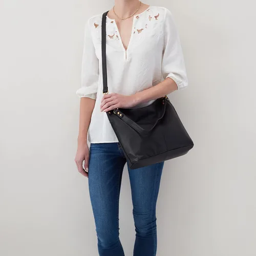 Vista 4 de HOBO Bolso de mano Pier para mujer cierre magnético con correa de hombro desmontable bolso hermoso y funcional