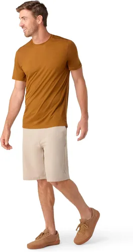 Vista 2 de Smartwool Camiseta de manga corta de lana merino para hombre (corte delgado)