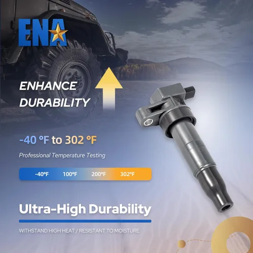 Vista 3 de ENA Juego de 6 bobinas de encendido 3.3L 3.8L V6 compatible con Hyundai Kia Genesis Azera Santa Fe Sonata Veracruz Sedona Sorento Cadenza Borrego