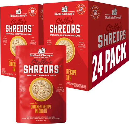 Vista 13 de Stella & Chewy's Tiras de Carne de Res Alimentada con Pasto y Pollo - Bolsas de Comida Premium para Perros - Perfectas Para Comedores Exigentes