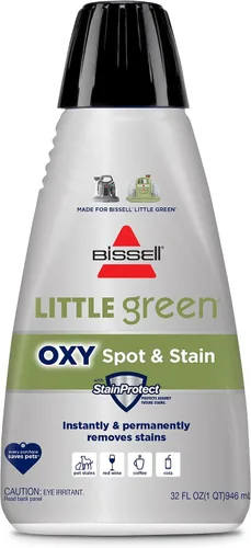 Vista 11 de NUEVA Fórmula de limpieza concentrada BISSELL Little Green Pro Oxy para manchas y olores en limpiadores profundos portátiles, 6 sobres de súper