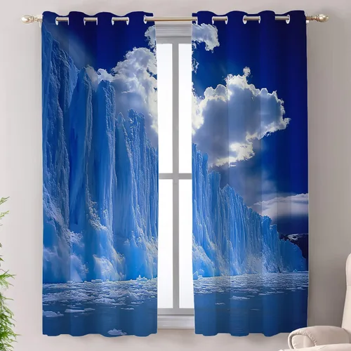 Vista 143 de Shrahala Cortinas opacas con diseño de uvas maduras de dibujos animados, copa de vino y botella, cenefa de cocina, cortinas de bloqueo de luz