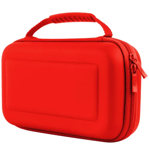 Vista 29 de Orzly Carry Case for Nintendo Switch Lite - Portable Travel Carry Case with storage for Switch Lite Games & Accessories [Solid Black]