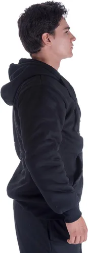 Vista 3 de Gary Com - Sudadera con capucha para hombre, diseño con forro polar, cierre completo y mangas largas.