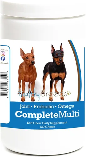 Vista 68 de Healthy Breeds Affenpinscher todo en uno multivitamínico suave masticable 120