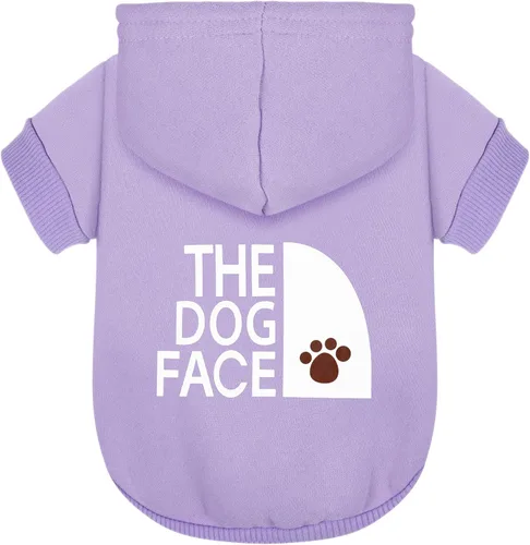 Vista 11 de Paiaite Sudadera Negra con Capucha para Perro Chihuahua: Mantén a Tu Cachorro Abrigado y Elegante con una Sudadera Estampada 'The Dog Face', Ropa