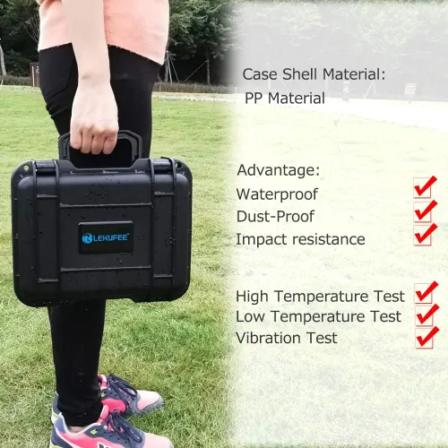 Vista 5 de Lekufee Funda rígida impermeable portátil para accesorios DJI Mavic Mini y SE (solo funda, no para Mini 4k/2/3/4)