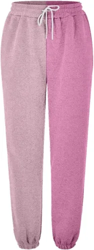 Vista 2 de Fashion Women's Loose Breathable Color Blocking Gradient Casual Pants Side Pockets Leg Plus Size Womens Pants