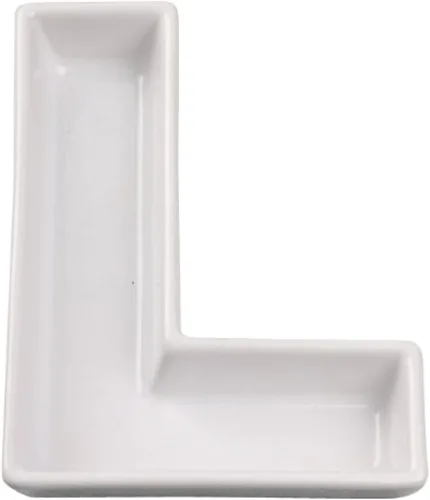 Vista 16 de Plato de cerámica con diseño de carta de amor Ivy Lane, color blanco, 6 - pulgadas, Blanco