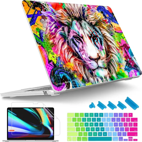 Vista 14 de Tuiklol Funda rígida para MacBook Air 2026, 2025, 2024, 2023, modelo M5, A3448, M4, A3241, M3, A3114, M2, A2941, funda rígida para MacBook de 15.3
