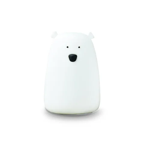 Vista 11 de Luz nocturna LED de silicona portátil de dibujos animados para niños, recargable por USB, luz blanca cálida/cálida, luz cambiable, bonita lámpara