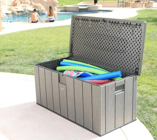 Vista 4 de Caja de almacenamiento al aire libre LIFETIME, 150 galones