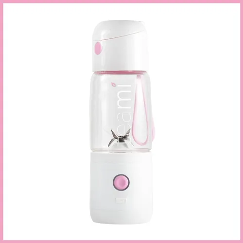 Vista 6 de Teami MIXit Batidora portátil 2.0 – Recargable por USB, 18.6 onzas, vidrio, uso en la oficina o gimnasio – 30 segundos para batidos y batidos