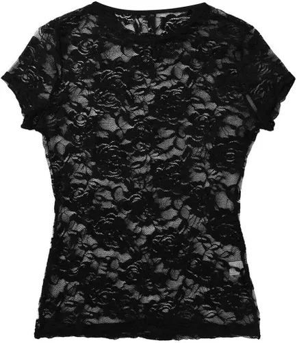 Vista 8 de Lencería sexy para mujer, camisón de red transparente, encaje floral, ropa de dormir