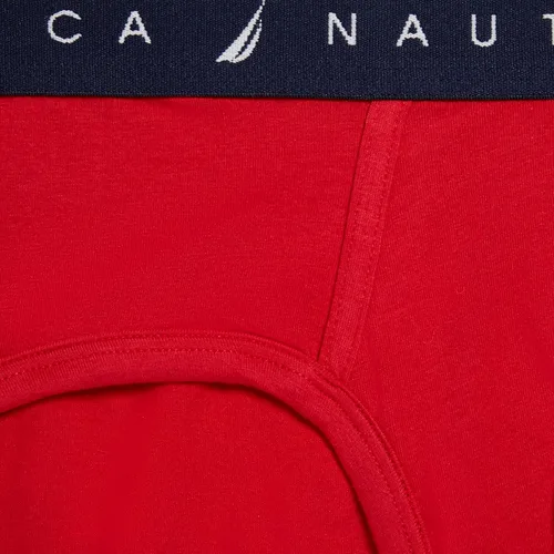 Vista 2 de Nautica Paquete de 4 calzoncillos elásticos de algodón de edición limitada para hombre