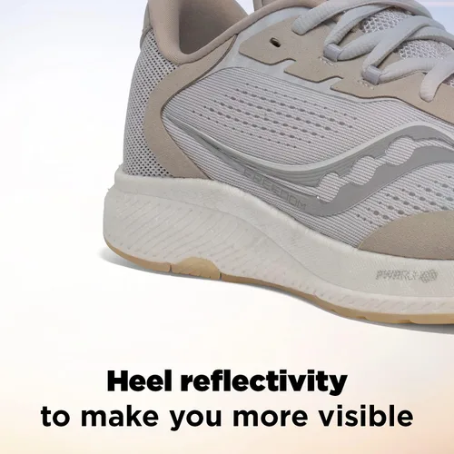 Vista 7 de Saucony Freedom 4 - Tenis de correr para hombre Piedraaleación