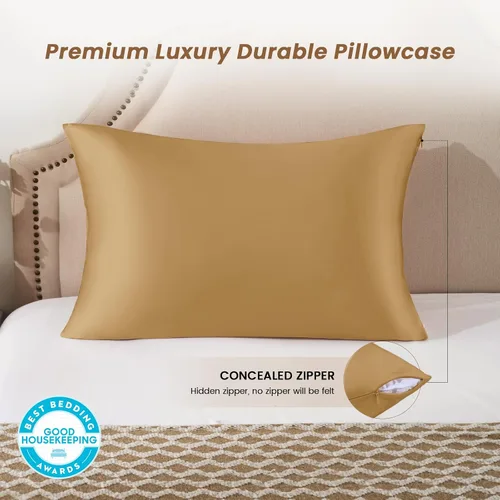 Vista 28 de THXSILK Funda de almohada de seda de morera 100 % natural para cabello y piel, grado 6A, 1 paquete, fundas de almohada de seda de morera con cierre