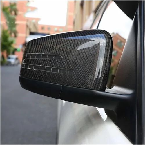 Vista 3 de KLUfo Tapa de espejo para automóvil, compatible con Mercedes Benz G/ML-Class W463 W166 X166 GLE GLS G500 G63 ML350 GL350 (color: A reemplazo)