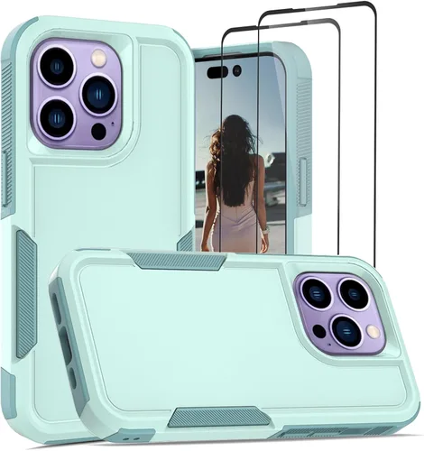 Vista 233 de Jeylly Funda para iPhone SE/Funda para iPhone 5S, Exterior de Plástico Duro que Absorbe Golpes + Interior de Silicona de Goma Defensor contra