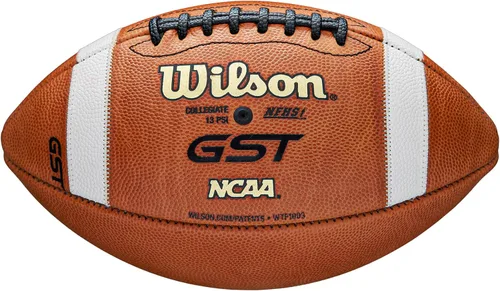 Vista 2 de Wilson GST1003 Juego de cuero de fábrica de fútbol defecto/imperfección - Tamaño oficial, marrón
