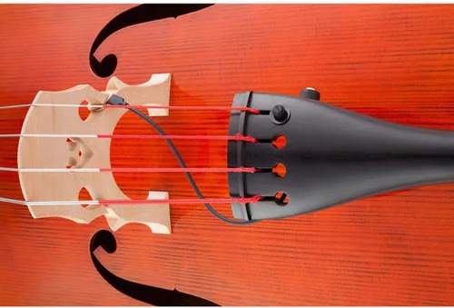 Vista 4 de KNA DB-1 - Fonocaptor portátil montado en puente piezo para contrabajo, vertical, clásico, rockabilly, sonido acústico natural, fácil instalación