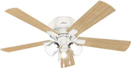 Vista 14 de Hunter Crestfield, ventilador de techo, para interiores, silencioso, 42 pulgadas, bronce noble
