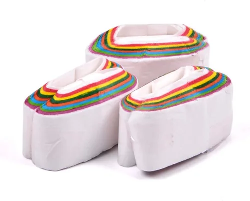 Vista 4 de Yahpetes Bobinas bucales de papel, 12 unidades, bobinas bucales, papel de vómito, bobinas de boca de color, accesorios de trucos de magia