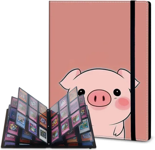 Vista 13 de Rossy Carpeta de tarjetas con 4 bolsillos, carpeta de tarjetas intercambiables, álbum de colección de tarjetas, para 160 tarjetas de carga lateral