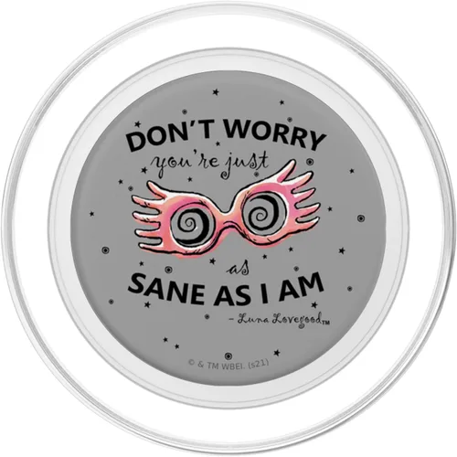 Vista 2 de Harry Potter Luna Lovegood Spectrespecs PopSockets MagSafe PopGrip negro para iPhone