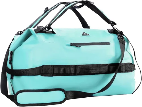 Vista 16 de Haimont Mochila Duffel Grande Impermeable con Parte Superior Enrollable, Bolsa Duffel Seca de Servicio Pesado para Navegación, Viajes, Camping