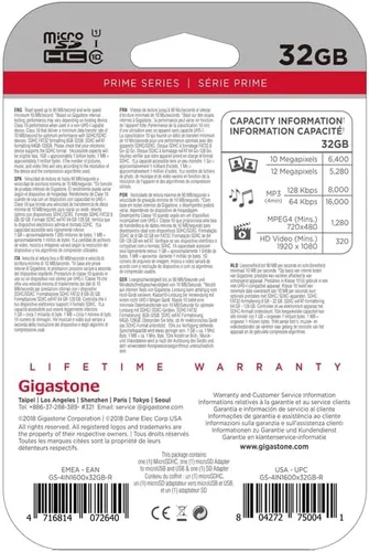 Vista 2 de Gigastone GS-4IN1600X32GB-R Tarjeta microSD 4 en 1 Kit (32 GB), multicolor