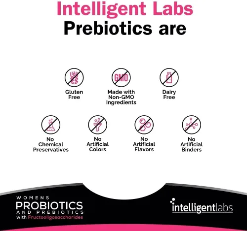 Vista 7 de Probióticos y prebióticos para mujeres, apoyo vaginal y urinario, suministro para 60 días