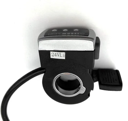 Vista 3 de L-faster Acelerador de pulgar para bicicleta de 24 V/36 V/48 V con indicador de potencia Wuxing Brand 106DXc Scooter Acelerador Controlador