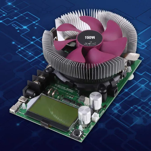 Vista 3 de Maxmartt Probador de batería USB ajustable de corriente constante de carga electrónica módulo de probador de capacidad de batería 150W 200V 20A