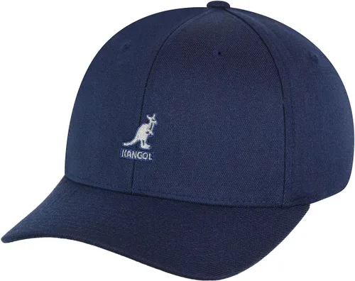 Vista 4 de Kangol Gorra de béisbol de lana Flexfit para hombre, mujer Azul oscuro