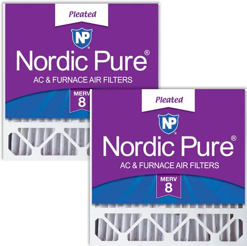 Vista 9 de Nordic Pure 20 x 20 x 5 (19_5/8 x 19_7/8 x 4_3/8) Honeywell/Lennox MERV 8 filtro de aire de repuesto, 1 paquete