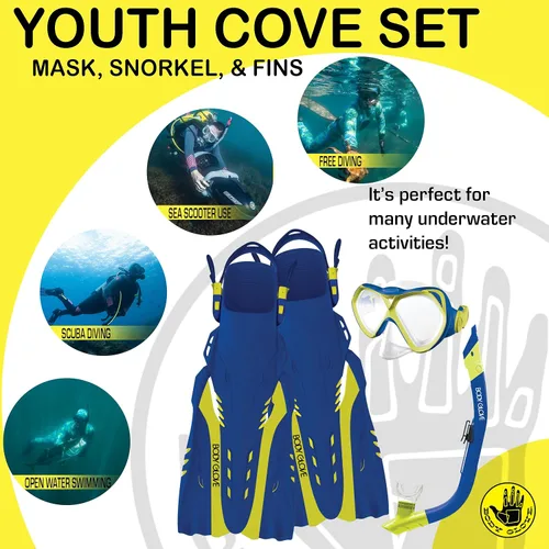 Vista 7 de Body Glove Juego de esnórquel y aletas de máscara Aquatic Cove
