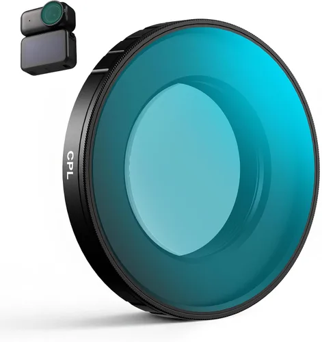 Vista 11 de Haoge Filtro de difusión negra de 1/4 para DJI Osmo Nano, filtro de lente de niebla cinematográfica de ensueño, filtro de vidrio óptico HD