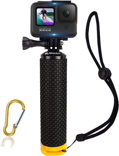 Vista 10 de Floating Hand Grip Waterproof Monopod for GoPro Hero 13 12 11 10 9 8 7 6 5 Azul