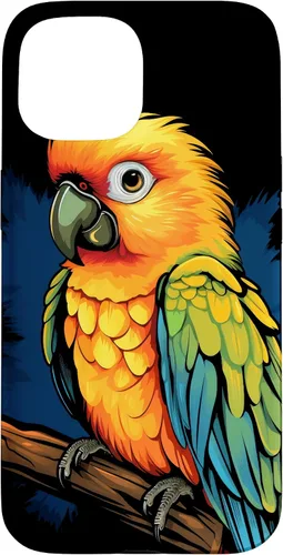 Vista 6 de Sun Conure - Funda para iPhone 17, diseño de pájaro tropical